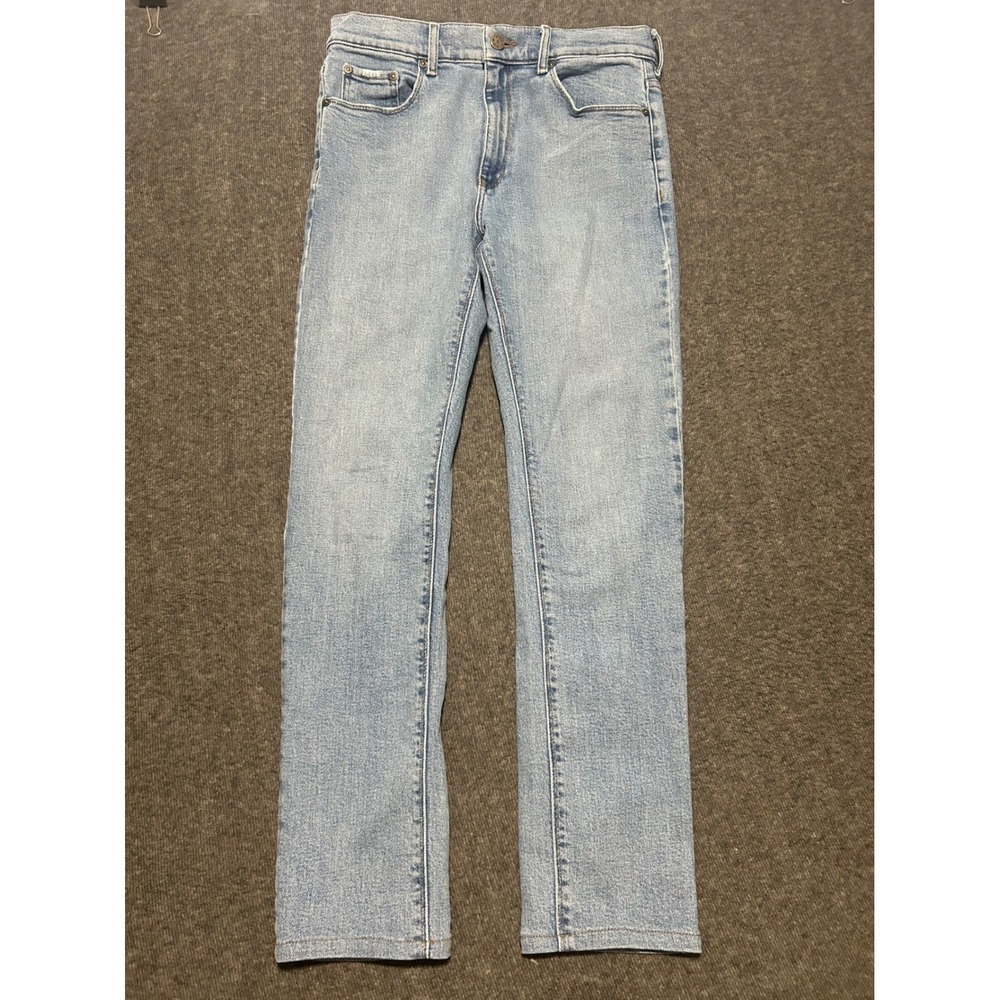 Mott and bow slim hube jeans light wash blue mens fit 30X30 (tag 30X32)